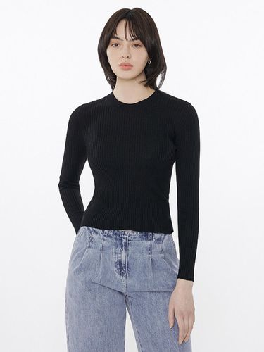 V-neck Round Neck Slim Knitwear_ASKPON11540 - SISTINA - Modalova