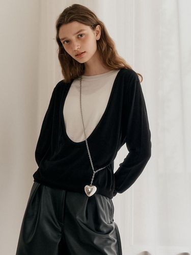 Deep round neck sweater - We’Dee - Modalova