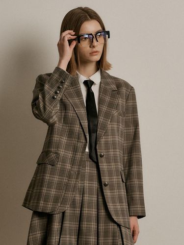 Intellectual plaid Jacket - We’Dee - Modalova