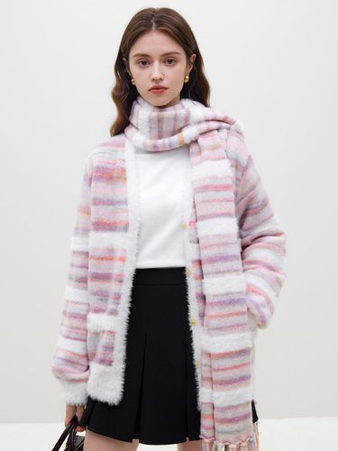 Rainbow stripe cardigan jacket - We’Dee - Modalova