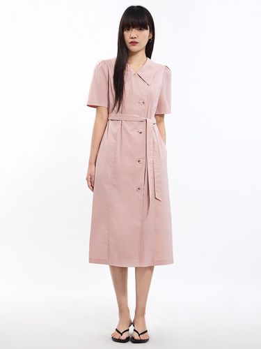 Cotton Puff Wide Collar dress_AWWOPO21230 - SISTINA - Modalova