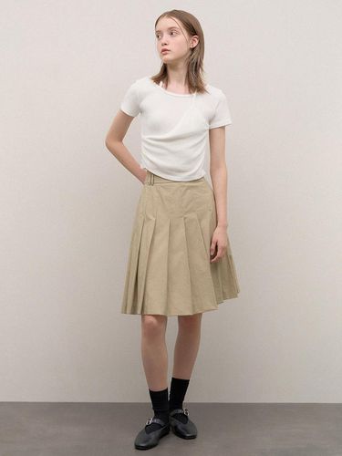 Unbalanced Layer Cropped T-shirt_AAJTSO21080 - SISTINA - Modalova