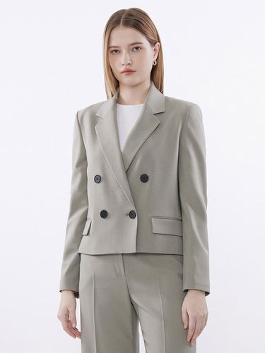 Double cropped setup jacket_AWSJKN11020 - SISTINA - Modalova