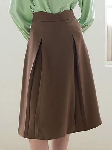 Irregular high-waist skirt_BROWN - We’Dee - Modalova