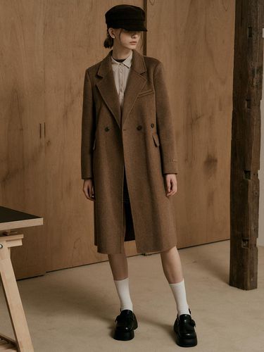 Wool long coat_BROWN - We’Dee - Modalova