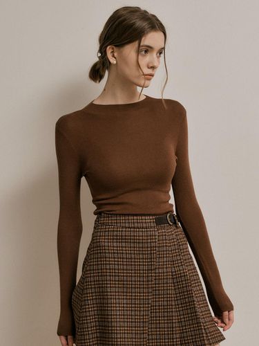 Soft wool sweater_BROWN - We’Dee - Modalova