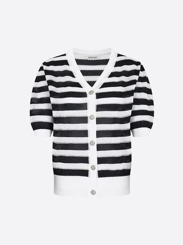 Metal Stripe Cardigan A242PWK477 - NICE CLAUP - Modalova