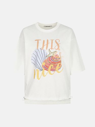 Shell Printed T-Shirt A242PWT410 - NICE CLAUP - Modalova