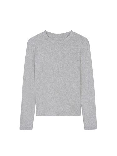 Basic Fit Round Neck Long-Sleeved T-Shirt (TJIAH28 - VIKI - Modalova