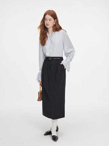 High waist back slit skirt - We’Dee - Modalova