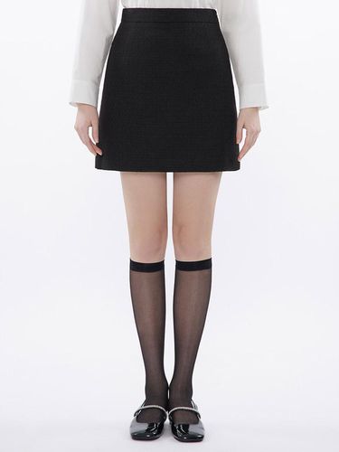 Tweed mini skirt_AWWSKN11030 - SISTINA - Modalova