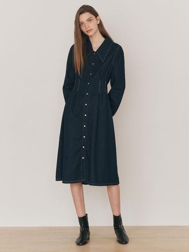 Denim long shirt dress - We’Dee - Modalova