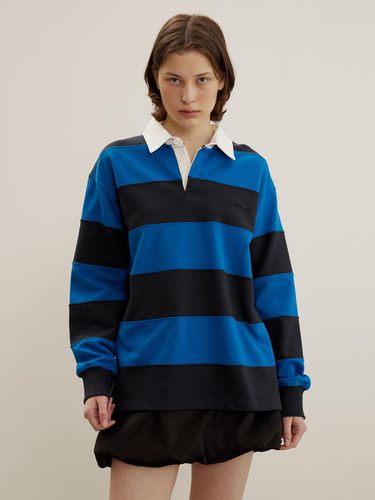 Embroidered Rugby Top - Blue - MAISONMARAIS - Modalova