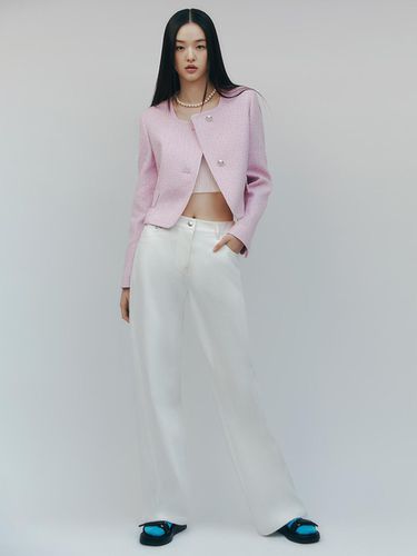 Cotton Minimal Wide Pants_AWWSLO11080 - SISTINA - Modalova