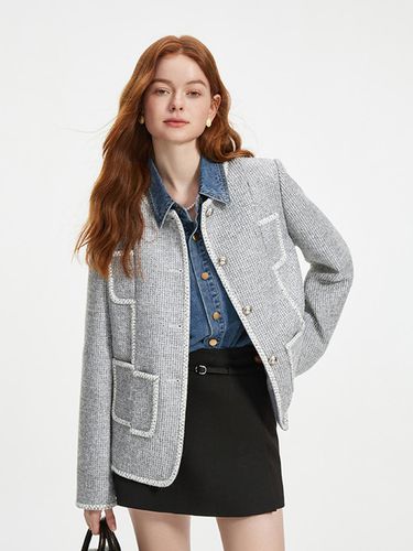 Irregular pocket tweed jacket - We’Dee - Modalova