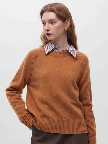 Round neck wool sweater top_2 colors - We’Dee - Modalova