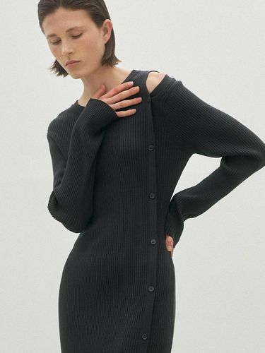 ESSENTIAL CUTOUT KNIT DRESS(OP-6228) - Atelier Nain - Modalova