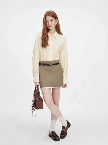 A-line skirt - Beige - We’Dee - Modalova