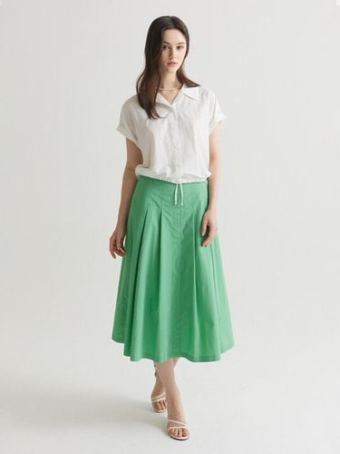 Tuck Flare Skirt N242MWS519 - NICE CLAUP - Modalova