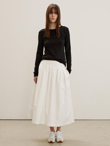 Pleated Balloon Skirt - White - MAISONMARAIS - Modalova