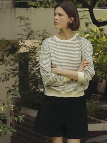 Casual Striped Cotton Sweatshirt - KNOWN BETTER - Modalova