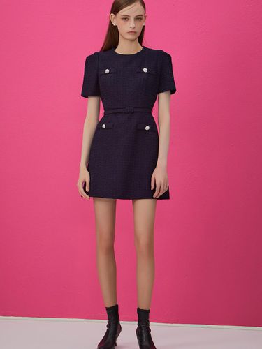 Droplet tweed dress (3colors) - IvanaHelsinki - Modalova