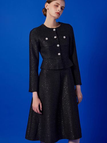 Hattu sequin tweed dress (2colors) - IvanaHelsinki - Modalova