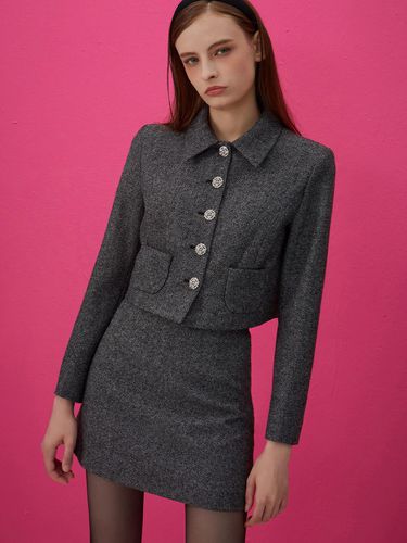 Vesi tweed jacket (2colors) - IvanaHelsinki - Modalova