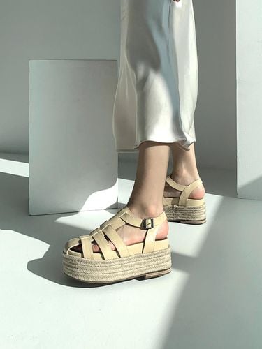 Espadrille Strap Platform Sandal - urimera - Modalova