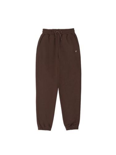 All Day Basic Jogging Pants Fleece-Lined Brown - AKIII CLASSIC - Modalova