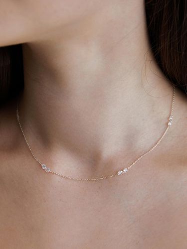 Crystal Berry Link Chain Necklace NZ2 - TATIANA - Modalova