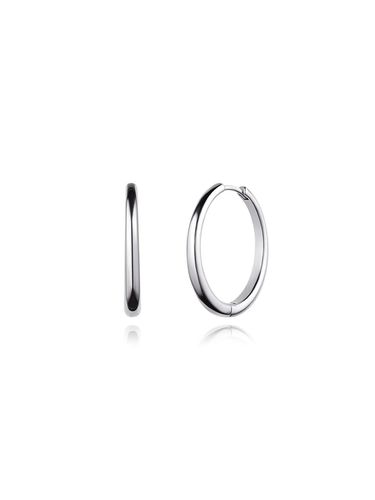 Silver One-Touch Earrings - STONEHENgE - Modalova