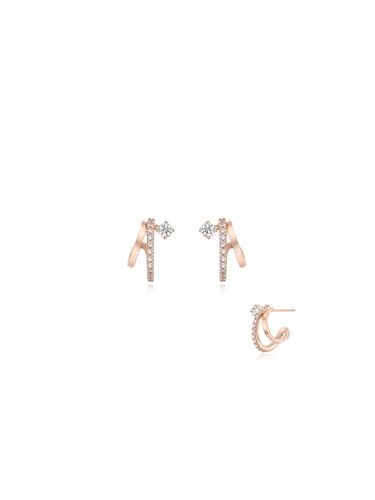 Silver earrings - STONEHENgE - Modalova