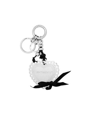 NO.525 [] HEART RIBBON LACE KEY RING - SENTIMENTS - Modalova