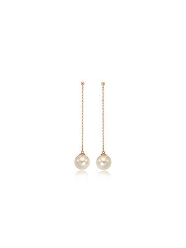 K Pearl Drop Earrings - STONEHENgE - Modalova