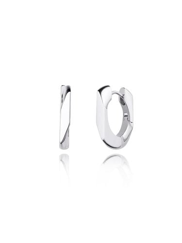 Silver Link One-Touch Earring - STONEHENgE - Modalova