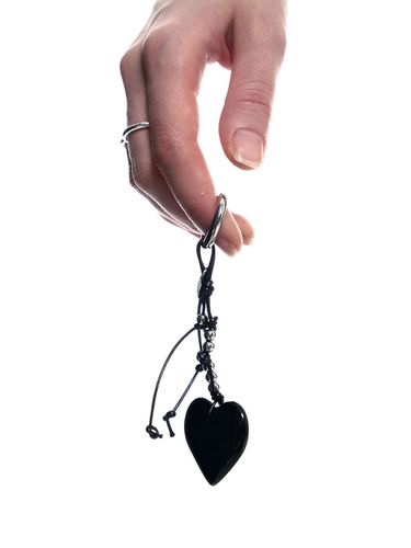 NO.424 [BLACK] KEY RING - SENTIMENTS - Modalova