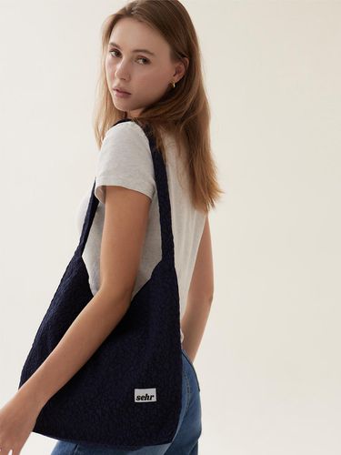 Wrinkle Hobo Bag (Navy) - Sehr - Modalova