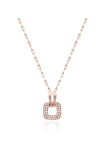 K Basic Square Necklace - ELLE Jewelry - Modalova