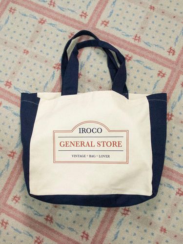 Iroco general store eco bag_navy - iroco - Modalova