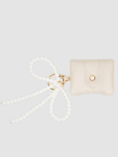 Ballchain Mini Pouch Charm_PEARL White - ROROANCO - Modalova