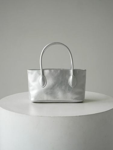 MINI BASKET BAG - SILVER - Ecrit - Modalova