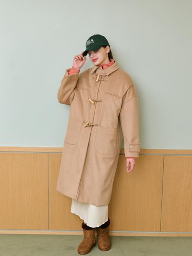 OVERSIZED DUFFLE COAT [CAMEL] - salad bowls - Modalova