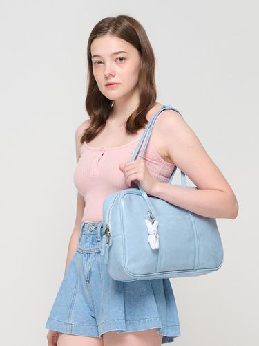 Leather Square Tote Shoulder Bag () - ROIDESROIS - Modalova