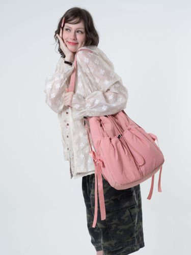 KIKI Ribbon Backpack / Pink - HINE - Modalova