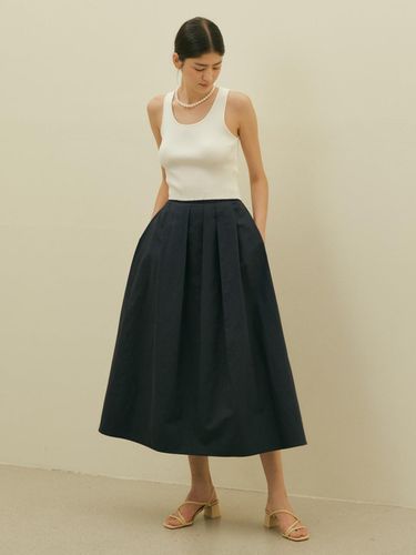 Summer Reversible Butten Skirt (Navy) - octette - Modalova