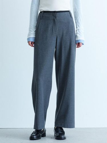 Waist Layered Straight Pants (KE4821M063) - kuho plus - Modalova