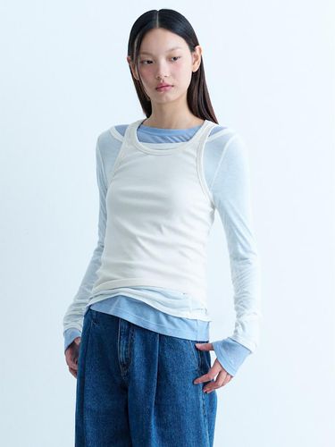 Layered Sheer Jersey TShirts (KE4840M020) - kuho plus - Modalova