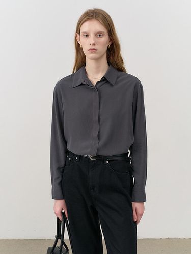 ESSENTIAL SOFT SHIRT CHARCOAL GREY_UDSH4C201CG - Dunst for WOMEN - Modalova