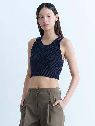 Halterneck Knit Bustier Top (KE485UM01R) - kuho plus - Modalova